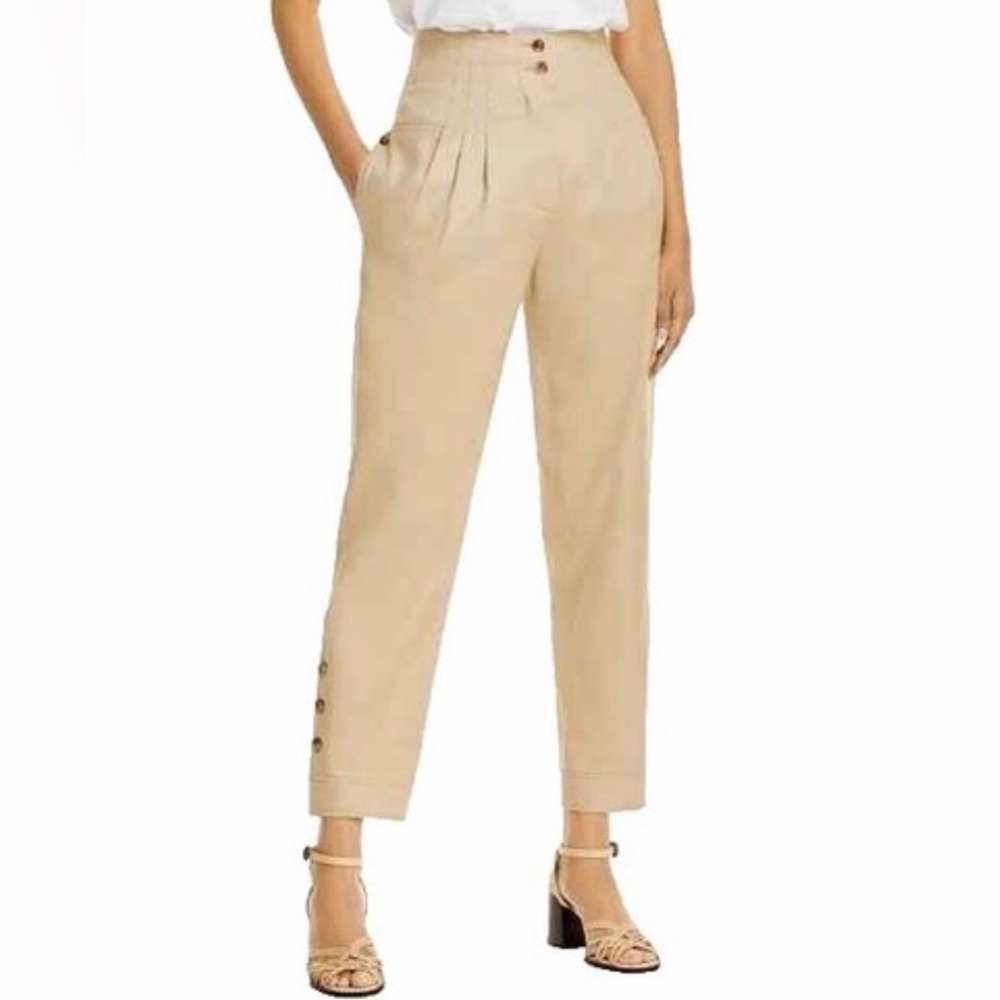 ALBERTA FERRETTI‎ Tapered Gabardine Pants Size 2